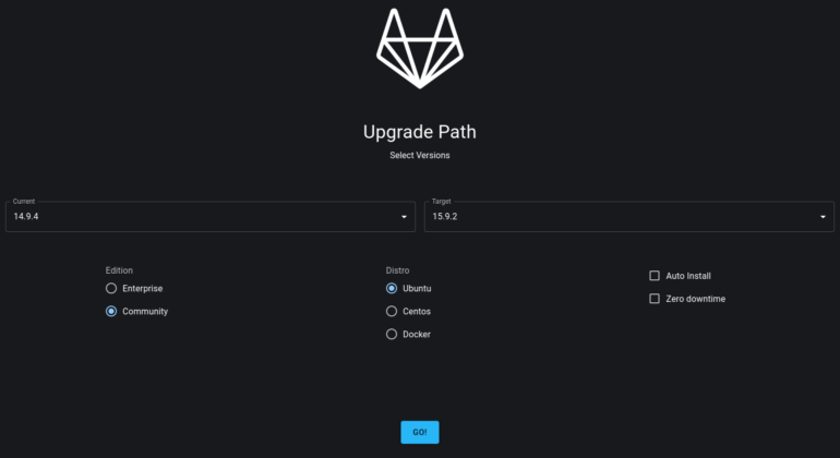 GitLab Upgrade Path Tool